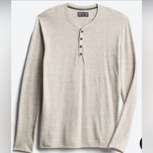 Hawker Rye Bloomington Jersey Nep Henley Navy Medium NWT STITCH FIX